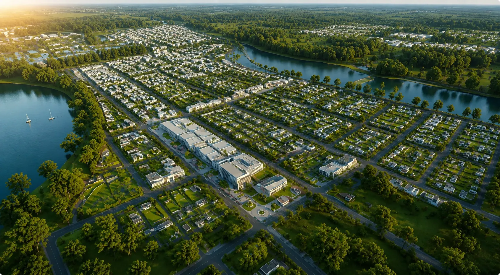 Aristocrat City aerial view